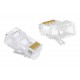 POWERTECH βύσμα RJ45 CAB-N446, Cat 6/6a UTP, διάφανο, 50τμχ POWERTECH βύσμα RJ45 CAB-N446, Cat 6/6a UTP, διάφανο, 50τμχ