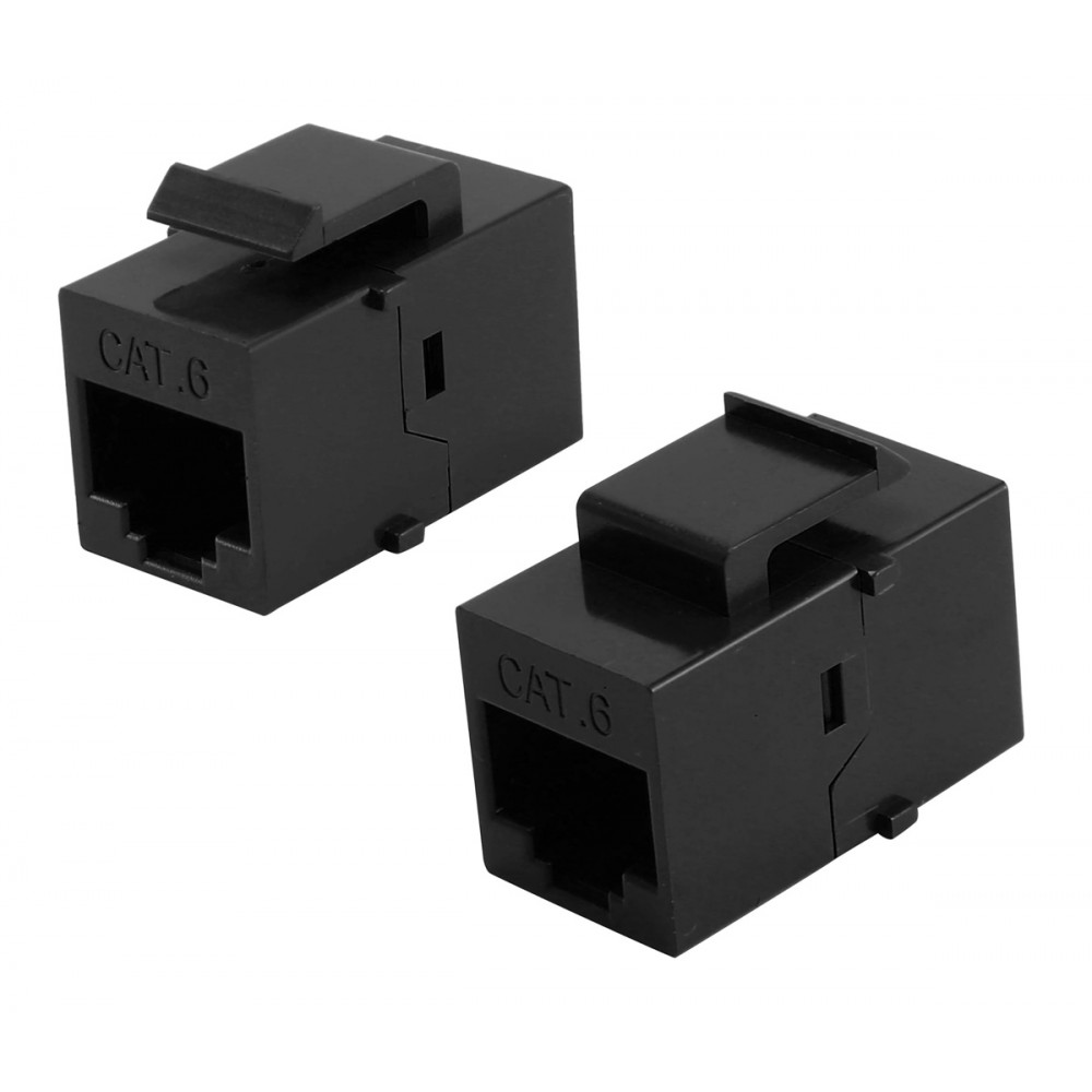 POWERTECH Keystone module RJ45 CAB-N425, CAT 6 UTP, μαύρο POWERTECH Keystone module RJ45 CAB-N425, CAT 6 UTP, μαύρο