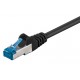 GOOBAY καλώδιο δικτύου 95607, CAT 6A S/FTP, 500MHz, Copper, 1.5m, μαύρο