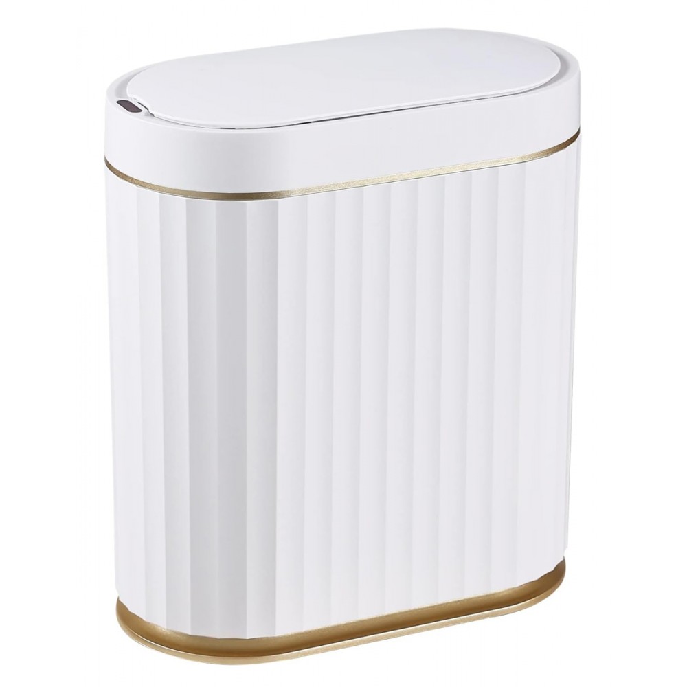 HOME USE κάδος απορριμμάτων HUH-0226 με φωτοκύτταρο, 7lt, λευκός HOME USE κάδος απορριμμάτων HUH-0226 με φωτοκύτταρο, 7lt, λευκός
