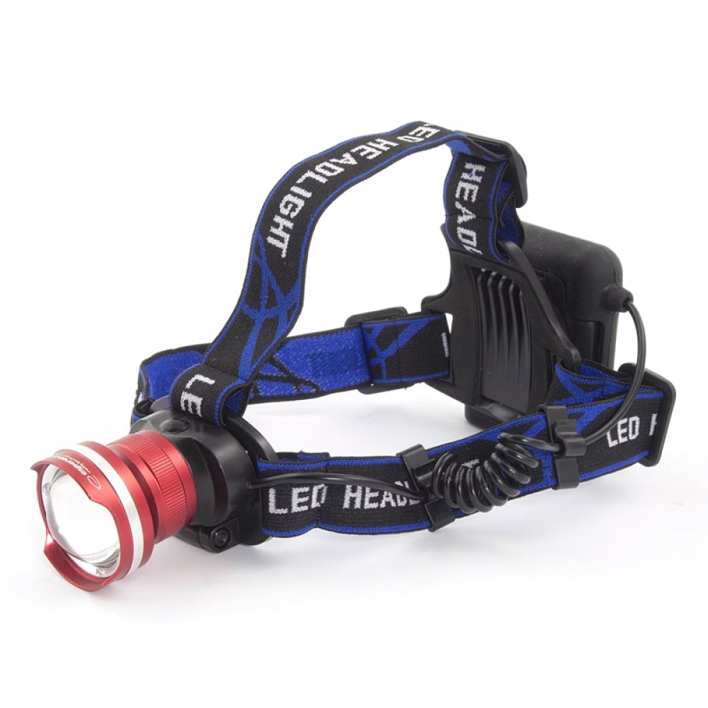 ESPERANZA φακός κεφαλής LED EOT001, 600lm, zoom, μαύρος/κόκκινος ESPERANZA φακός κεφαλής LED EOT001, 600lm, zoom, μαύρος/κόκκινος