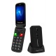 POWERTECH κινητό τηλέφωνο Sentry 2.8, 2.8", dual SIM, πλήκτρο SOS, μαύρο