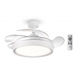 BRUNO BRN-0227 Ανεμιστήρας οροφής με LED φως, AC 82W, 42", O107x47εκ., λευκός