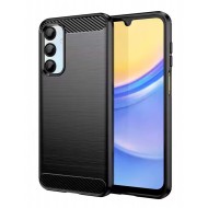 POWERTECH Θήκη Carbon MOB-2003 για Samsung A16 4G/5G, μαύρη