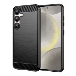 POWERTECH Θήκη Carbon MOB-2008 για Samsung S25, μαύρη