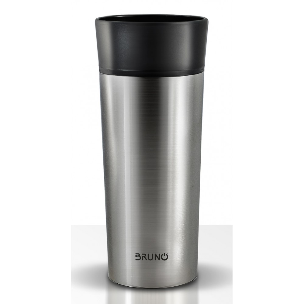 BRUNO θερμός BRN-0068, εργονομικό καπάκι, anti-slip, 360ml, ασημί BRUNO θερμός BRN-0068, εργονομικό καπάκι, anti-slip, 360ml, ασημί