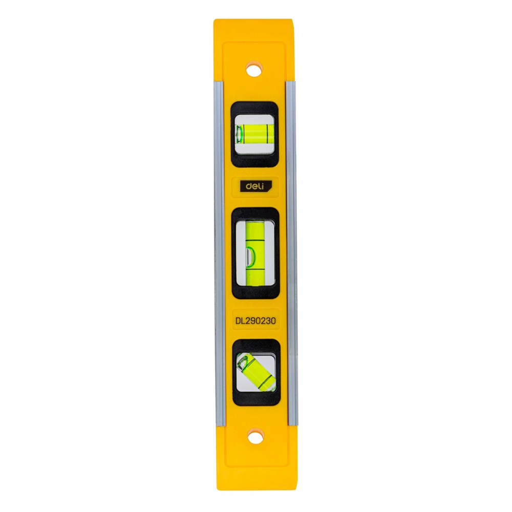 DELI αλφάδι DL290230 με 3 μάτια, πλαστικό, μαγνητικό, 23cm DELI αλφάδι DL290230 με 3 μάτια, πλαστικό, μαγνητικό, 23cm