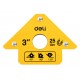 DELI μαγνητική γωνία συγκόλλησης DL-HDW25 με 45°/90°/135° γωνίες, 3, 11kg