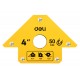 DELI μαγνητική γωνία συγκόλλησης DL-HDW50 με 45°/90°/135° γωνίες, 4, 22kg DELI μαγνητική γωνία συγκόλλησης DL-HDW50 με 45°/90°/135° γωνίες, 4, 22kg