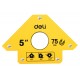 DELI μαγνητική γωνία συγκόλλησης DL-HDW75 με 45°/90°/135° γωνίες, 5, 34kg DELI μαγνητική γωνία συγκόλλησης DL-HDW75 με 45°/90°/135° γωνίες, 5, 34kg