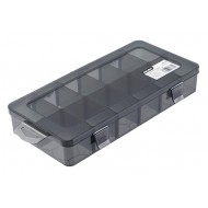 DELI ταμπακιέρα DL432304, 12 θέσεων, 26x13.5x4.4cm, πλαστική, μαύρη