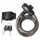 DELI κλειδαριά ποδηλάτου με κλειδί DL508062, Φ12mm, 1m, μαύρη DELI κλειδαριά ποδηλάτου με κλειδί DL508062, Φ12mm, 1m, μαύρη