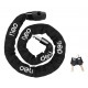 DELI κλειδαριά ποδηλάτου με κλειδί DL508021, Φ4mm, 1m, μαύρη DELI κλειδαριά ποδηλάτου με κλειδί DL508021, Φ4mm, 1m, μαύρη