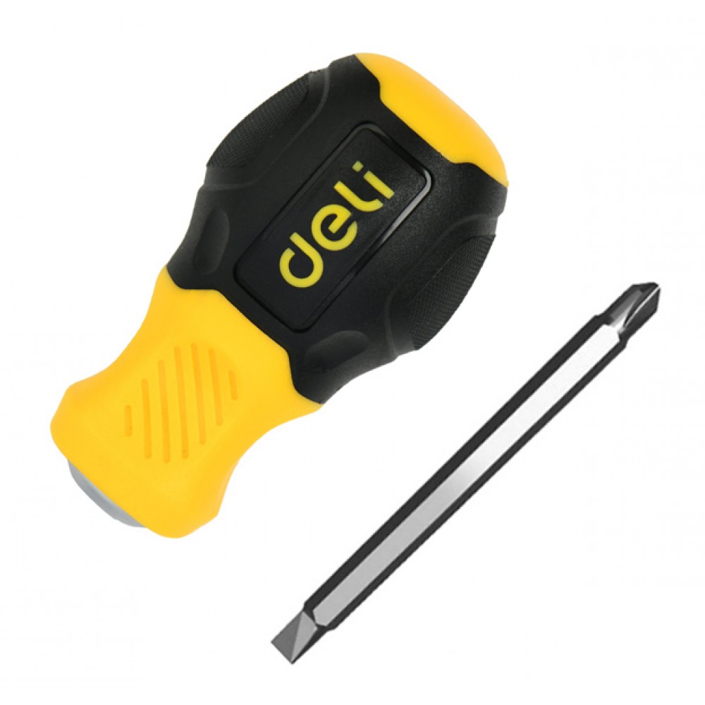 DELI κατσαβίδι DL632101 με διπλή κεφαλή, μαγνητικό, 6mm/PH2x38mm DELI κατσαβίδι DL632101 με διπλή κεφαλή, μαγνητικό, 6mm/PH2x38mm