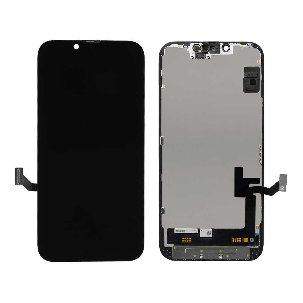 TW INCELL LCD για iPhone 14, camera-sensor ring, earmesh, μαύρη TW INCELL LCD για iPhone 14, camera-sensor ring, earmesh, μαύρη