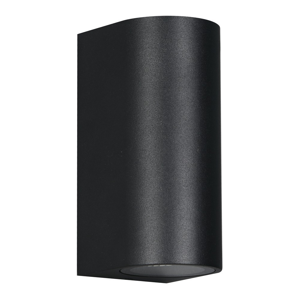 POWERTECH φωτιστικό τοίχου HLL-0188 για 2x GU10 λάμπες, μεταλλικό, IP65, μαύρο POWERTECH φωτιστικό τοίχου HLL-0188 για 2x GU10 λάμπες, μεταλλικό, IP65, μαύρο