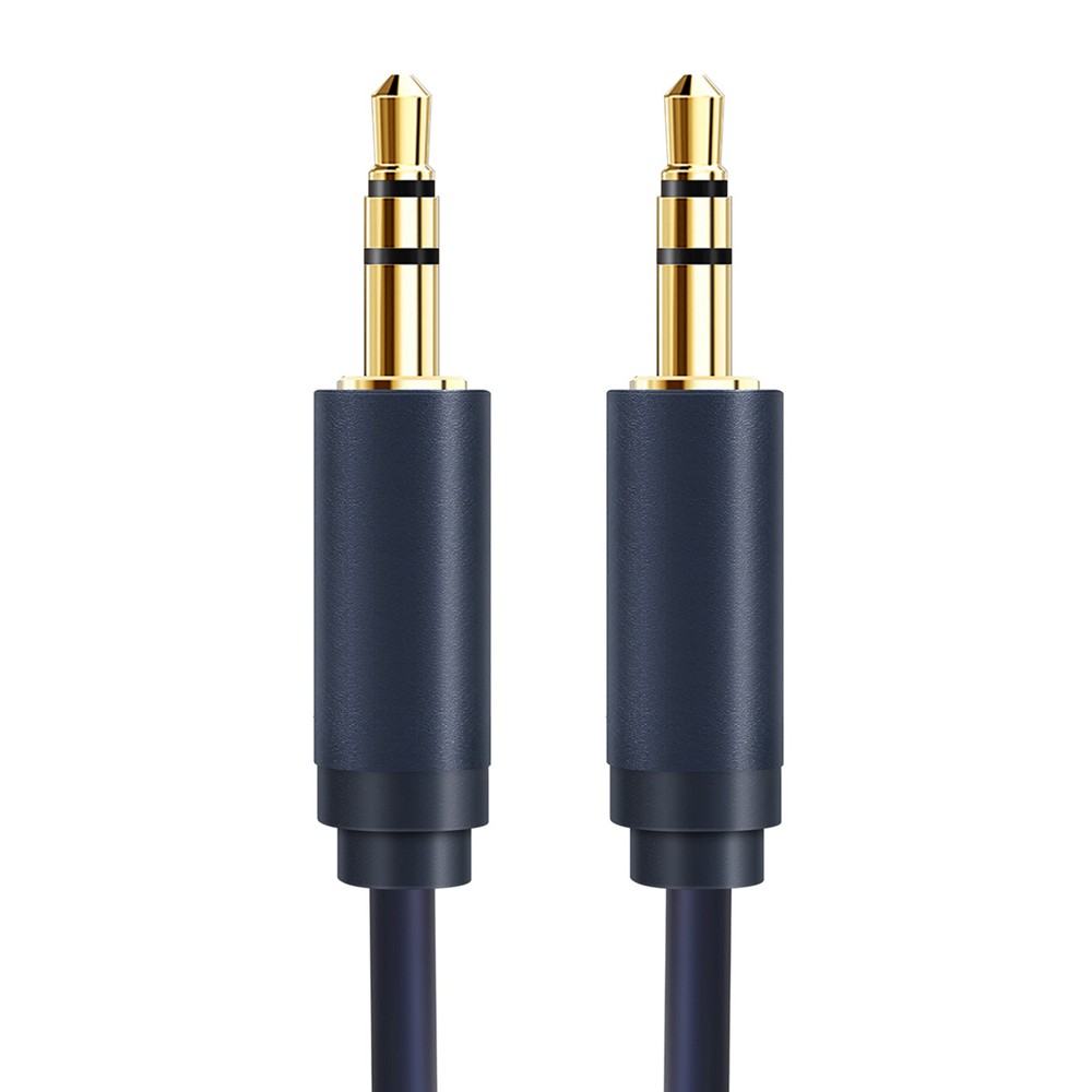 CABLETIME καλώδιο ήχου 3.5mm CT-AV301-H11G, gold plated, 1m, μπλε CABLETIME καλώδιο ήχου 3.5mm CT-AV301-H11G, gold plated, 1m, μπλε