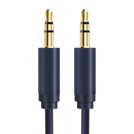 CABLETIME καλώδιο ήχου 3.5mm CT-AV301-H11G, gold plated, 1m, μπλε