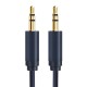 CABLETIME καλώδιο ήχου 3.5mm CT-AV301-H11G, gold plated, 1m, μπλε CABLETIME καλώδιο ήχου 3.5mm CT-AV301-H11G, gold plated, 1m, μπλε