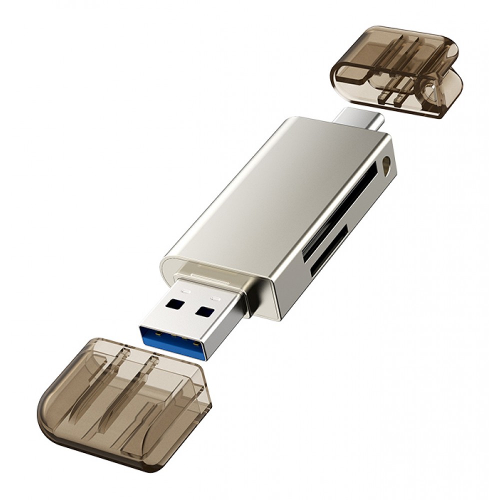 CABLETIME card reader CT-ACMCD2-ZG για SD & micro SD, USB 3.0, 5Gbps, γκρι CABLETIME card reader CT-ACMCD2-ZG για SD & micro SD, USB 3.0, 5Gbps, γκρι