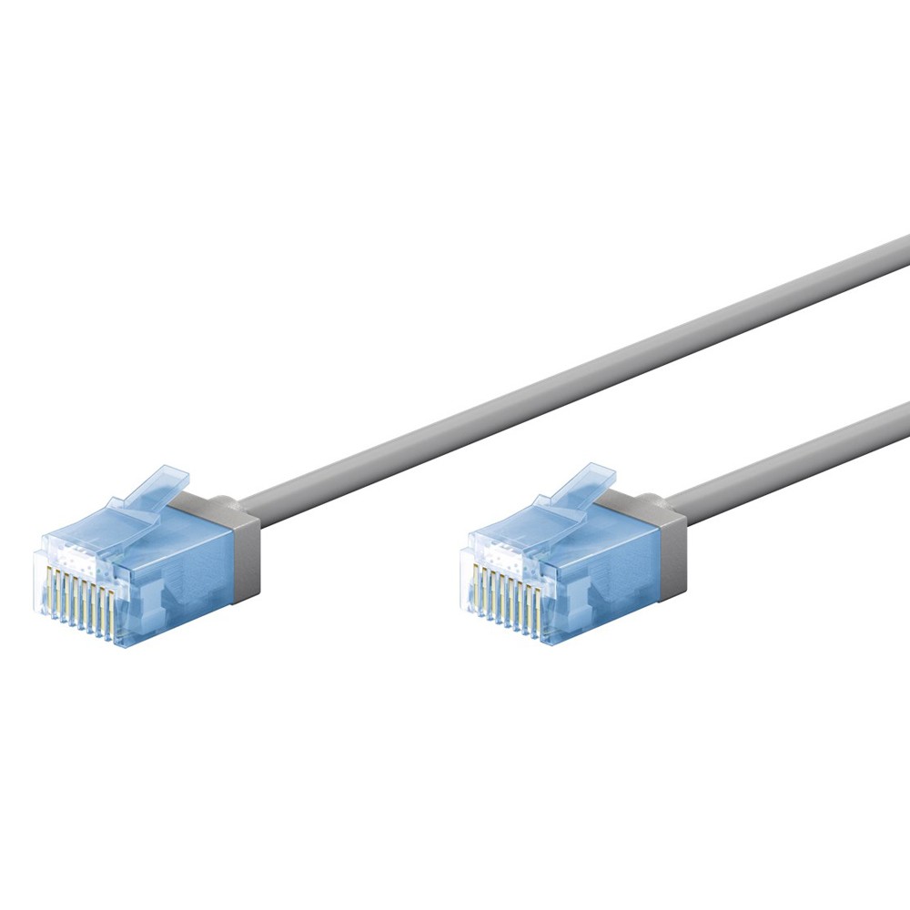 GOOBAY καλώδιο δικτύου 74228, CAT 6A U/UTP, ultra slim, copper, 500MHz, 15m, γκρι GOOBAY καλώδιο δικτύου 74228, CAT 6A U/UTP, ultra slim, copper, 500MHz, 15m, γκρι