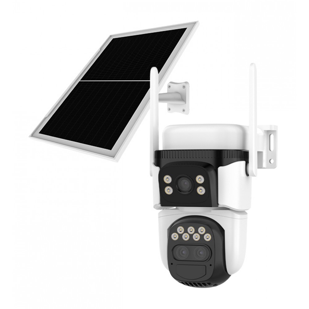 VSTARCAM smart ηλιακή κάμερα BG621TR, triple lens, 3MP, 4G, SD, PTZ, IP66 VSTARCAM smart ηλιακή κάμερα BG621TR, triple lens, 3MP, 4G, SD, PTZ, IP66