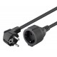 GOOBAY μπαλαντέζα προέκταση ρεύματος 93094, schuko, 3x 1.5mm², 5m, μαύρη