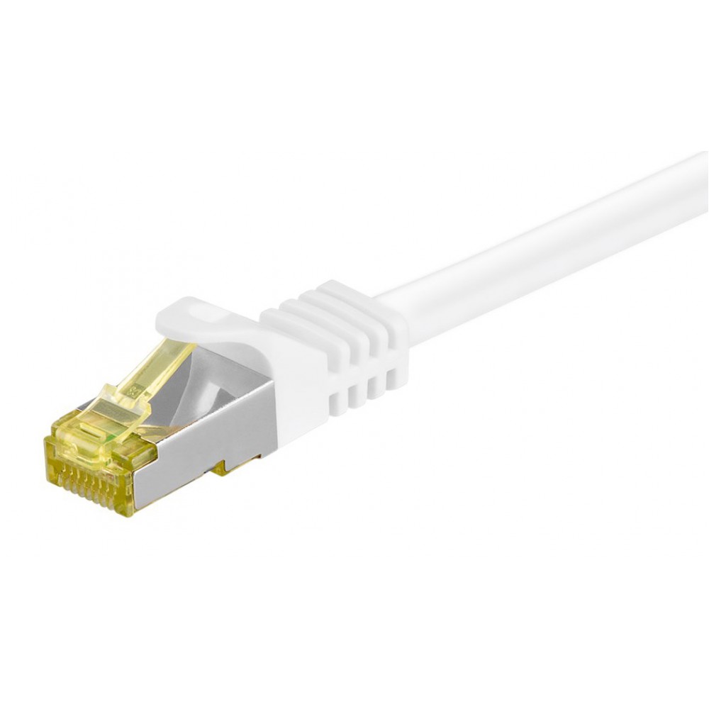 GOOBAY καλώδιο δικτύου 91093, CAT 7 S/FTP, copper, 500MHz, 2m, λευκό