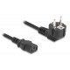 DELOCK καλώδιο τροφοδοσίας 81326, 3x 0.75mm², 2m, μαύρο