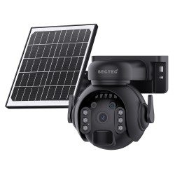SECTEC smart ηλιακή κάμερα ST-515C-3M-5W-BK, 3MP, WiFi, SD, PTZ, IP65