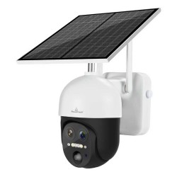 POWERTECH smart ηλιακή κάμερα PT-1497, dual lens, 3MP, 4G, PTZ, SD, IP65