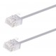 POWERTECH καλώδιο δικτύου CAB-N445, Cat 6A U/UTP, ultra slim, copper, 500MHz, 10m, γκρι