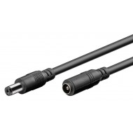 GOOBAY καλώδιο προέκτασης τροφοδοσίας 71399, 5.5x2.1mm, 3m, μαύρο