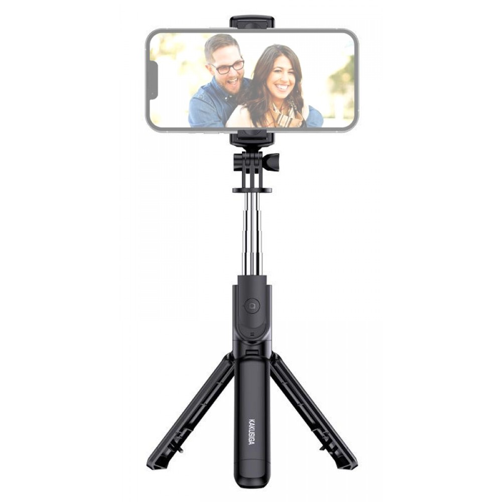 KAKUSIGA selfie stick KSC-1143 με τρίποδο, έως 70cm, Bluetooth, μαύρο