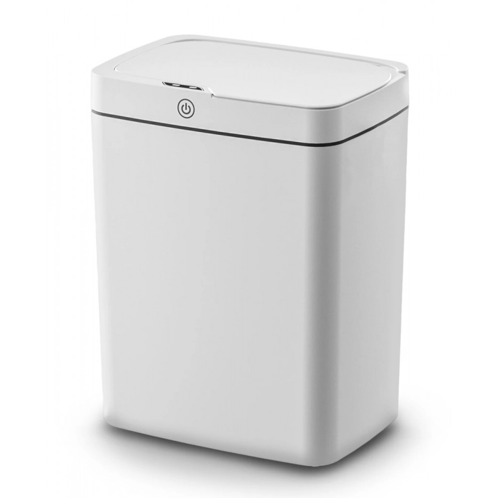 HOME USE κάδος απορριμμάτων HUH-0252 με φωτοκύτταρο, 11.5lt, λευκός