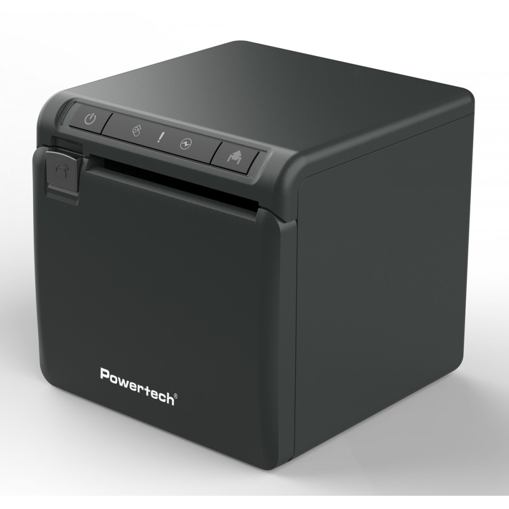 POWERTECH θερμικός εκτυπωτής αποδείξεων PT-1507, USB/Ethernet/Serial, auto cutter, μαύρος