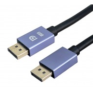 POWERTECH καλώδιο DisplayPort CAB-DP078, 8K/60Hz, 48 Gbps, 1m, μαύρο