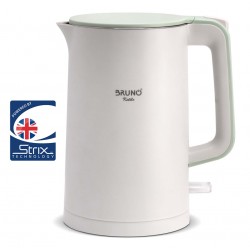 BRUNO βραστήρας BRN-0140 με διπλό τοίχωμα, 1.7L, Strix, 2200W, λευκός BRUNO βραστήρας BRN-0140 με διπλό τοίχωμα, 1.7L, Strix, 2200W, λευκός