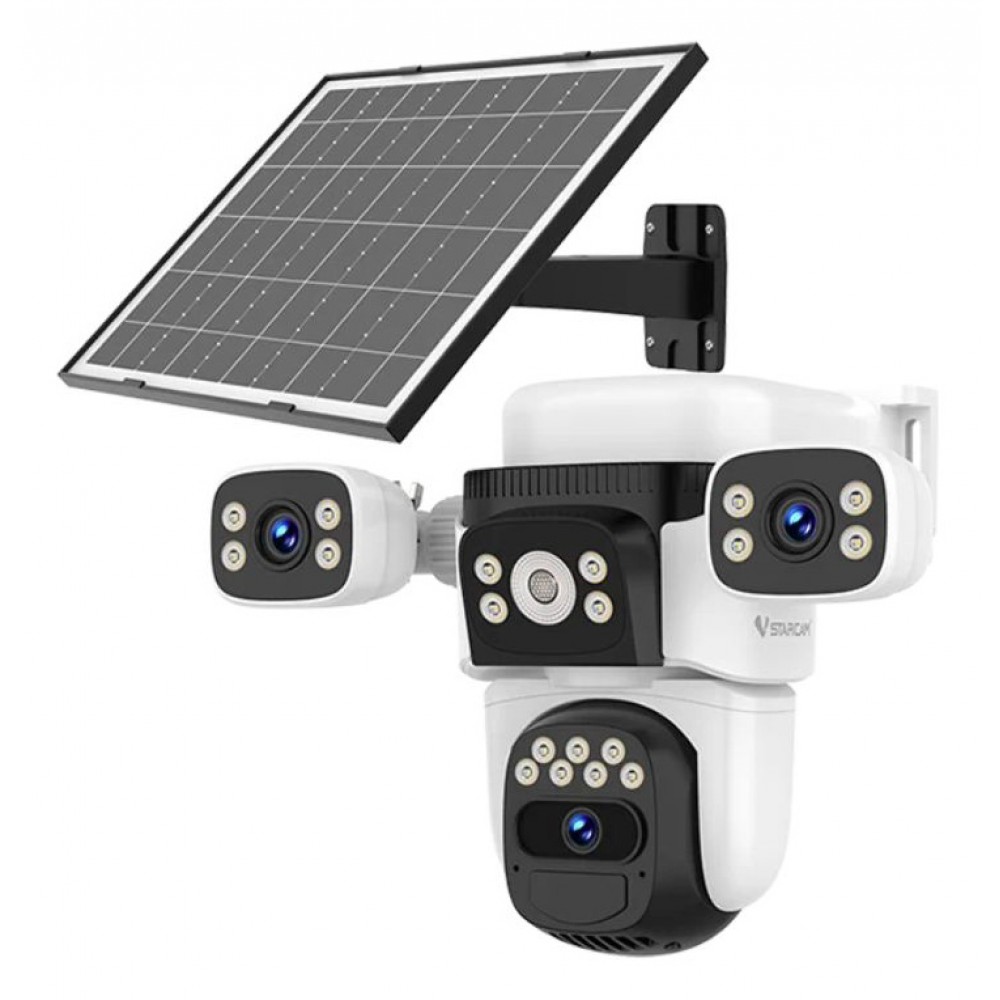 VSTARCAM smart ηλιακή κάμερα BG621SR, triple lens, 2MP, 4G, SD, PTZ, IP66 VSTARCAM smart ηλιακή κάμερα BG621SR, triple lens, 2MP, 4G, SD, PTZ, IP66
