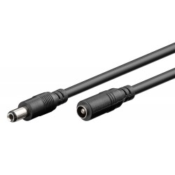 GOOBAY καλώδιο προέκτασης τροφοδοσίας 71401, 5.5x2.5mm, 3m, μαύρο GOOBAY καλώδιο προέκτασης τροφοδοσίας 71401, 5.5x2.5mm, 3m, μαύρο