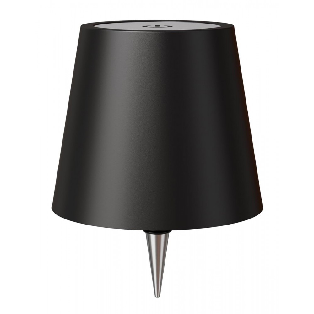 POWERTECH LED φωτιστικό για μπουκάλι HLL-0197, ρυθμιζόμενο, επαναφορτιζόμενο, μαύρο