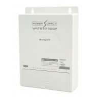 FOLKSAFE τροφοδοτικό συστημάτων CCTV FS-DC120805W, 8 εξόδων, 12V/5A, αδιάβροχο IP65