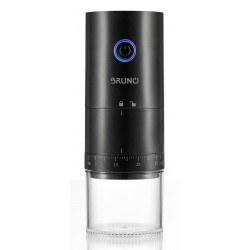 BRUNO ηλεκτρικός μύλος καφέ BRN-0256, επαναφορτιζόμενος, με 39 επίπεδα άλεσης, μαύρος