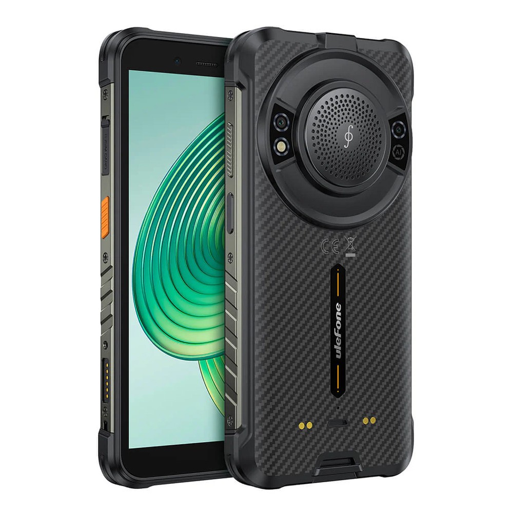 ULEFONE smartphone RugKing με ηχείο 3.5W, 5.99, 8/256GB, 9600mAh, IP68/IP69K, μαύρο