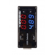 KEWEISI Συσκευή ελέγχου θύρας USB KWS-10VA, 2x USB Output, 3-9V