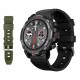 INTIME smartwatch G6 με 2x λουράκια, heart rate, 1.43 AMOLED, GPS, 5ATM, titanium black