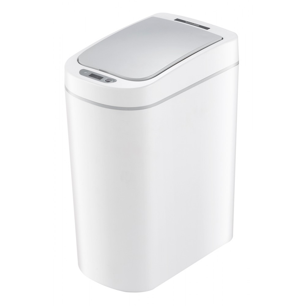 HOME USE κάδος απορριμμάτων HUH-0255 με φωτοκύτταρο, 7lt, λευκός