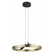 POWERTECH LED φωτιστικό οροφής HLL-0201, 29W, 4000K, Φ38x120cm, χρυσό/μαύρο