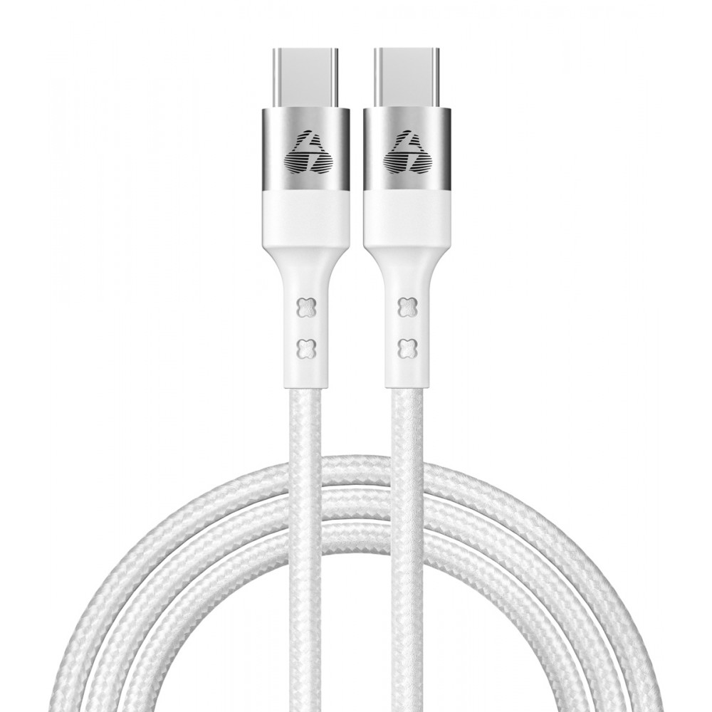 POWERTECH καλώδιο USB-C σε USB-C PTR-0167, PD 60W, copper, 1m, λευκό POWERTECH καλώδιο USB-C σε USB-C PTR-0167, PD 60W, copper, 1m, λευκό