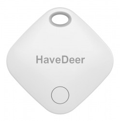 HAVEDEER smart tag ITAG03 για iOS συσκευές, Bluetooth tracker, λευκό